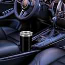 20 oz Stainless Steel Vacuum Insulated Tumbler with double-wall, lid, straw, and straw brush suitable mug for travel, coffee, juice, or water. (White)