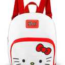Hello Kitty Mini Backpack for Women - 10" Canvas Backpack Purse with Front Pocket | Hello Kitty Bag