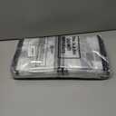 5 Pack Christmas Decorations Storage Bag Set Clear Plastic Waterproof Storage Container Bag Tote with Handles Dual Zippers for Christmas Disassembled Artificial Trees, Lights, Wreath, Balls