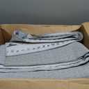 Area Rugs Living Room Rug - 5x7 Washable Modern Abstract Soft Neutral Non-Slip Carpet Large Indoor Floor Stain Resistant Thin Carpets for Bedroom Dining Room Farmhouse Nursery Home Office Grey