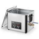 VEVOR 15L Ultrasonic Cleaner, Professional Ultrasonic Cleaner Machine with Cleaning Basket & Digital Display, 240W Stainless Steel 40kHz Industrial Cleaning Machine for Parts, Carburetors, Instruments