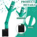 Poen Mini Wacky Waving Inflatable Tube Guy with Blower Inflatable Tube Man Birthday Desktop Decor Dancing Blow up Man Gag Toy Gift for Office Party Decor(Wacky)