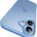 CASEKOO for iPhone 17 Case, [Never Yellow Technology] [Mil-Grade Drop Protection] Translucent Slim Cover Women Men for iPhone 17 Phone Case 6.3 inch, Frosted Light Blue
