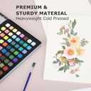 2 x Ddaowanx 120 Sheets Watercolor Paper Bulk,140 lb/300 GSM Cold Press Paper White Water Color Paper for Kids Child Students Adults Artists Drawing,Painting Christmas Gift Cards (5 x 7 Inches)