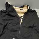 Yeokou Women's Casual Full Zip Up Sherpa Lined Hoodie Sweatshirt Jacket Coat (X-Large, Black)