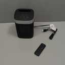 Small Portable Space Heater for Indoor Use - VOCRS 1500W PTC Electric Heater with Thermostat, Remote Control, 12H Timer, Eco and Fan Mode, Rapid and Safe Heating for Bedroom, Office