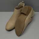 Soda CHARMER ~ Women Pointed Toe Elastic Gore Low Heel Ankle Bootie with Zipper Closure (10, Wheat Nubuck)