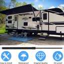 28inch RV Awning Struts Lift Support Spring Shocks for Camper,2PCS 150lb 28.74" 3108392.139 RV Awning Gas Strut 3310555.010 Compatible with Domtic Weather Pro