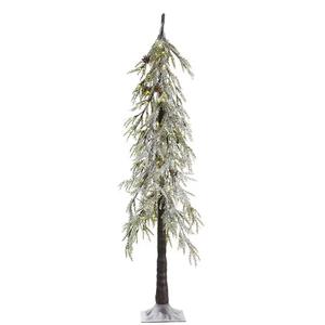 2 Pack Christmas Lighted Snow Pine Trees
