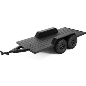 INJORA Utility Trailer with Hitch for 1/18 RC Crawler Car TRX4M Upgrade