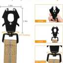 Heavy Duty Dog Leash for Large Dogs, 5ft Shock Absorbing Bungee Lead with Traffic Handle, Frog Clip & Car Safety Belt for Outdoor, Strong No Pull Leash for Small Medium Large Breeds, Khaki