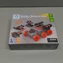 Sillbird Solar Robot Building Kit STEM Gift for Boys Girls Ages 8-14, DIY Educational Science Set for Kids Birthday, 10-in-1 Space Robotics Toys Powered by Sun with 112PCS (Grey)