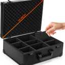 Storage Lock Box -16x 12 x 6.5 Inch Large Combination Lock Boxes for Important Document Collection Organizer- Lockable Safe Storage Box Medicine Box, Lockable Boxes for Personal Items