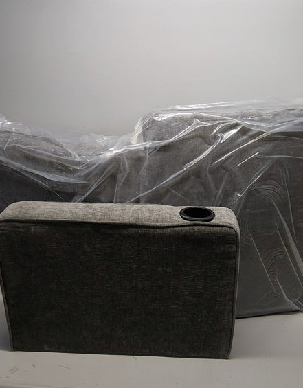 Couch Cushion And Arm Rest Grey