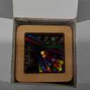 Montessori Game Wooden Board Game, 42 Colorful Wooden Sticks Dice Game Math Educational Toys for 3 4 5 6 Years Old, Fine Motor Skills Toys & Counting Toy Family Game Travel Toys Gifts for Kids