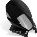 Motorcycle Windscreen Windshield Replacement for Yamaha MT-09 MT09 MT 09 SP 2024 2025 PC Windscreen Double Bubble (Black)