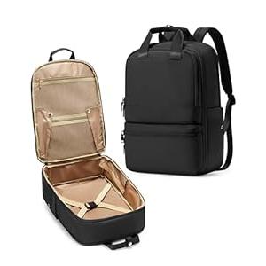 CADOLIM Large Travel Backpack Carry On Flight Approved Black Backpack For Travel Backpacks Waterproof Personal Item Backpack Travel Bag For Women Mens Mochila De Viaje Traveling Backpack