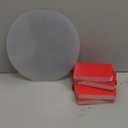 4 Pcs Buffet Risers, Valentine's Day Food Risers for Table, Foldable Cake Display Stands, Tall Cardboard Cupcakes Stand for Show Catering Desserts Jewelry Wedding Birthday Party Decoration (Red)