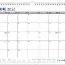GuassLee 2026-2027 Wall Calendar - 19 Months Hanging Calendar from Jun. 2026 to Dec. 2027, 14" x 11.5", with Notes for Easy Planning School Home Office