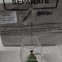 Umigy Set of 6 Christmas Stemless Glass, 12 oz Christmas Winter Glassware Funny Holiday Glass Drinkware Mug Cup, Merry Xmas Gift for Holiday Festive Gatherings(Red Green Xmas Tree)