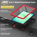 Hogenl for Samsung Galaxy Tab A11 Plus/A9 Plus case with Screen Protector/ 360 Rotating Stand/Shoulder Strap Full Body Rugged Cover for Galaxy Tab A11+ Plus/A9+ Plus 11 inch 2025/2023 Released