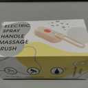 4 in 1 Cat Steam Brush for Shedding, Rechargeable Steam Pet Brush for Dog and Cat, Anti-Static, Massage, Cleaning, Shedding & Combing All In One!(Brown)