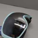 Kids Ski Goggles for Boys Girls Aged 3-14, 100% UV Protection OTG Ski Goggles (A13-teal/Silver)