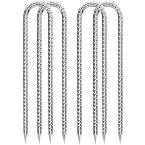 Rebar-Stakes-12-Inch, Ground Stakes Heavy Duty U-Hook Galvanized Anti-Rust Ground Anchors for Camping Tent Trampoline Accessories Dog Fence Chicken Coop Deer Fence 4pcs Rebar-Stakes-12-Inch, Ground Stakes Heavy Duty U-Hook Galvanized Anti-Rust Ground Anchors for Camping Tent Trampoline Accessories Dog Fence Chicken Coop Deer Fence 4pcs