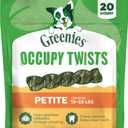 Greenies Occupy Twists Petite Breed Dog Treats, Chicken Flavor, 20 Count (EXP 11/18/26)