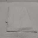 Whoiy 52 Inch Length Sheer Curtains Linen for Living Room, 2 Panel Solid Color White Semi Sheer Curtains Modern 42W x 52L Inch