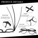 NORPERWIS 5 Pairs Reading Glasses Spring Hinge Blue Light Blocking Readers Glasses for Men and Women (Mix Color-1, 2.00)