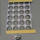 Under Cabinet K Cup Holder 24 Pods  Space-Saving Coffee Pod Holder, Steel Construction  Keurig Pod Organizer for Small Spaces  Kcup Holder with Screws & Adhesive for Easy Installation - WHITE (White - 13" x 9" x 1")