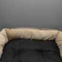 LPNPMFM4JOEJOY Rectangle Dog Bed for Large Medium Small Dogs - Washable Orthopedic Sofa Bed, Soft Breathable Puppy & Pet Cuddler, Durable Calming Dog Bed with Anti-Slip Bottom, Multiple Sizes, Beige153339