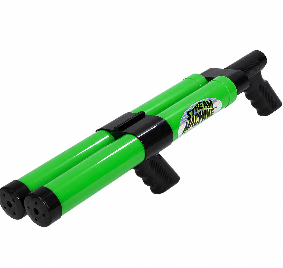 Stream Machine Water Gun Launcher - Double Barrel Water Blaster - Squirt Gun for Outdoor Games - Swimming Pool Toys (Colors Vary), 24 inch