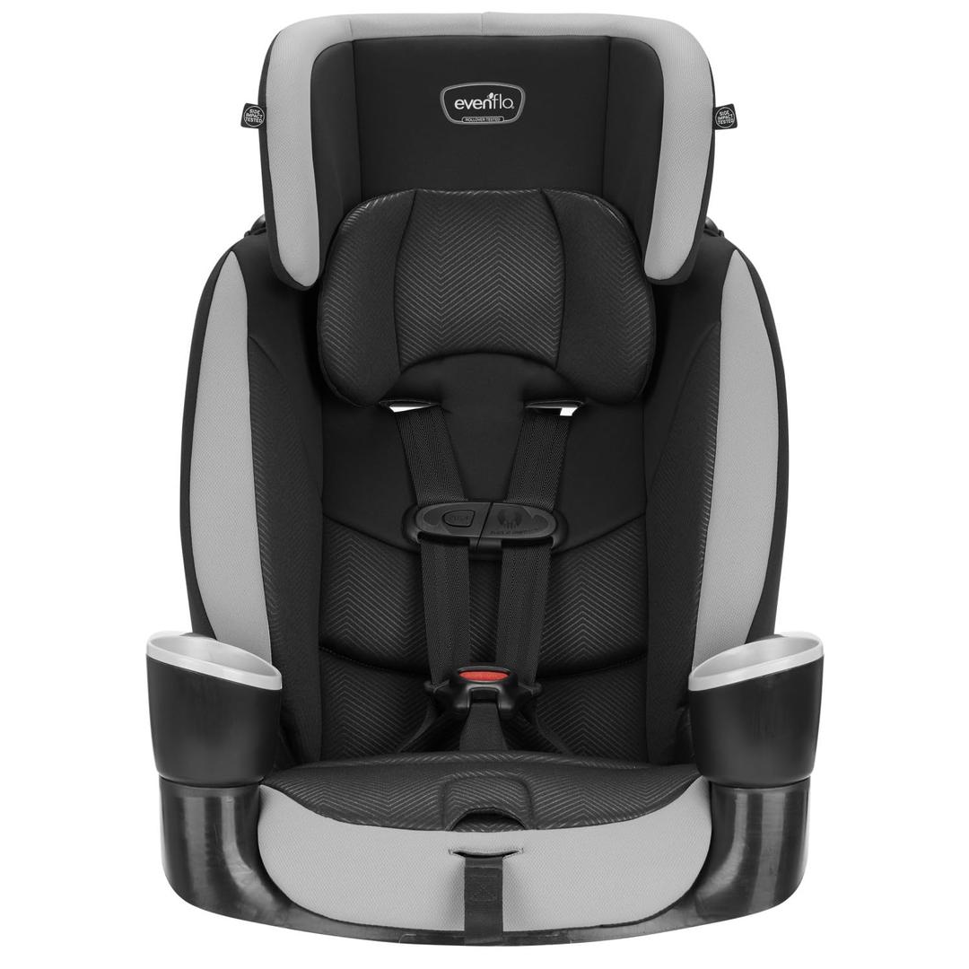 Evenflo Maestro Sport Booster Car Seat (Granite Gray), MFG: 2026/04/15