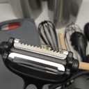 RAXCO Kitchen Utensils Set For Cooking-7 Cooking Utensils,5 Kitchen Utensils,6 Knife set,utensilios de cocina(18-in-1) (Black)
