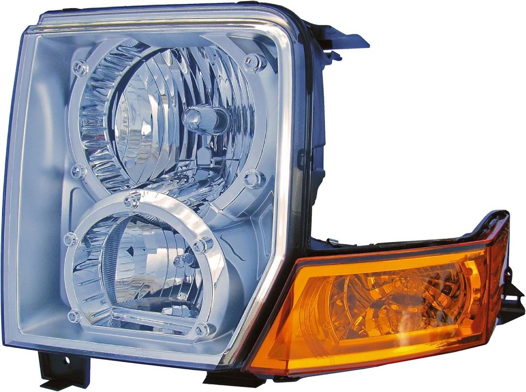 Dorman 1592172 Driver Side Headlight Assembly Compatible with Select Jeep Models (Black)