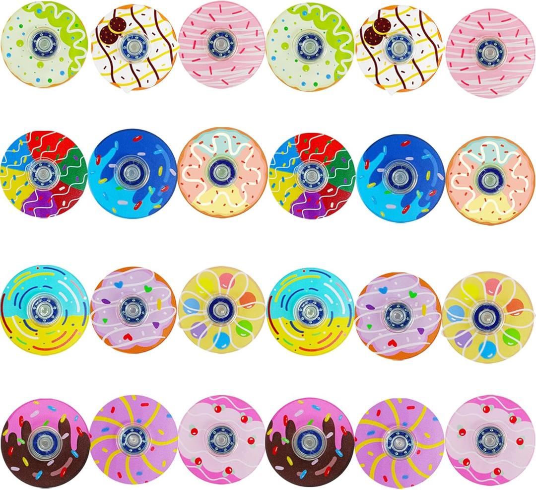 48 Pack Donut Party Favors Return Gifts  Anxiety Stress Relief Favors with ADHD Autism, Treasure Box Supplies for Classroom Rewards Birthday Gifts