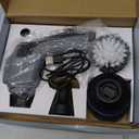 MR.SIGA Electric Spin Scrubber for Kitchen and Bathroom Cleaning, Waterproof Rechargeable Cordless Spin Scrubber with 5 Replaceable Cleaning Brushes and Pads