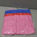 Fisoew Women's High Waisted Tennis Skirts Color Block Pleated Athletic Golf Skorts with Built in Shorts (L)