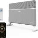 Ballu Convection Panel Space Heater for Large Room,Smart Quiet Heater with Programmable Thermostat,WiFi App Control,Inverter Energy Efficient for Indoor Use,Compatible with Alexa,White