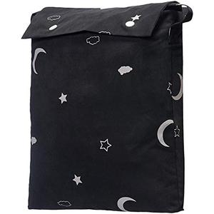 Amazon Basics Portable Blackout Curtain Shade with Suction Cups, 50" x 78", 1-Pack, Moon and Stars