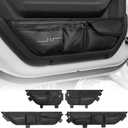 JOYTUTUS Car Door Storage Pockets Compatible with Wranlger JL & Gladiator JT, Front & Rear Door Side Insert Organizer, 4 Packs