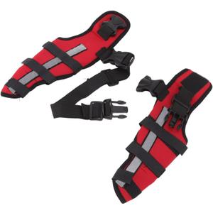 KIMISS Dog Leg Brace Elastic Shockproof Pet Knee Pads with Reflective Strips for Pets and Dogs L Dog Leg Brace (XS)