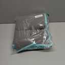 Smiry Luxury Chenille Bathroom Rugs 30x20, Extra Soft and Absorbent Shaggy Bath Mat, Machine Washable, Non-Slip Plush Carpet Runner for Tub, Shower, and Floor, Home Decor Accessories, Turquoise