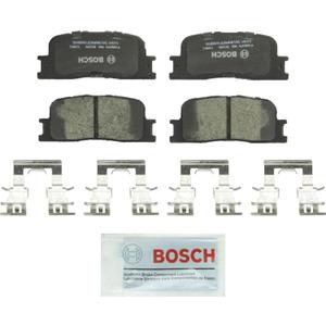 BOSCH BC885 QuietCast Premium Ceramic Disc Brake Pad Set - Compatible with Select Lexus ES300, ES330; Toyota Camry, Highlander; REAR