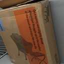 Furlide Lazy Chair with Ottoman, Modern Lounge Chair with Lumbar Pillow, Accent Cozy Reading Armchair and Folding Footstool for Bedroom, Dorm, Living Room, Pink