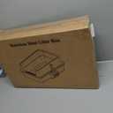 Stainless Steel Litter Box with Lid, XL Extra Large Cat Litter Box