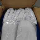 8 Panels White Ceiling Drapes for Wedding Ceiling Drapes 5ftx30ft Wedding Arch Draping Fabric Sheer Curtains Voile Chiffon Drapery Draping Wedding Ceiling Decorations for Party Ceremony Stage Swag