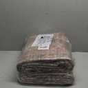 Color&Geometry 8x10 Machine Washable Low Pile Area Rugs for Living Room, Thin Soft Vintage - Ogee Lattice Area Carpet with Non Slip TPE Backing for Bedroom, Dining Room, Beige and Brown